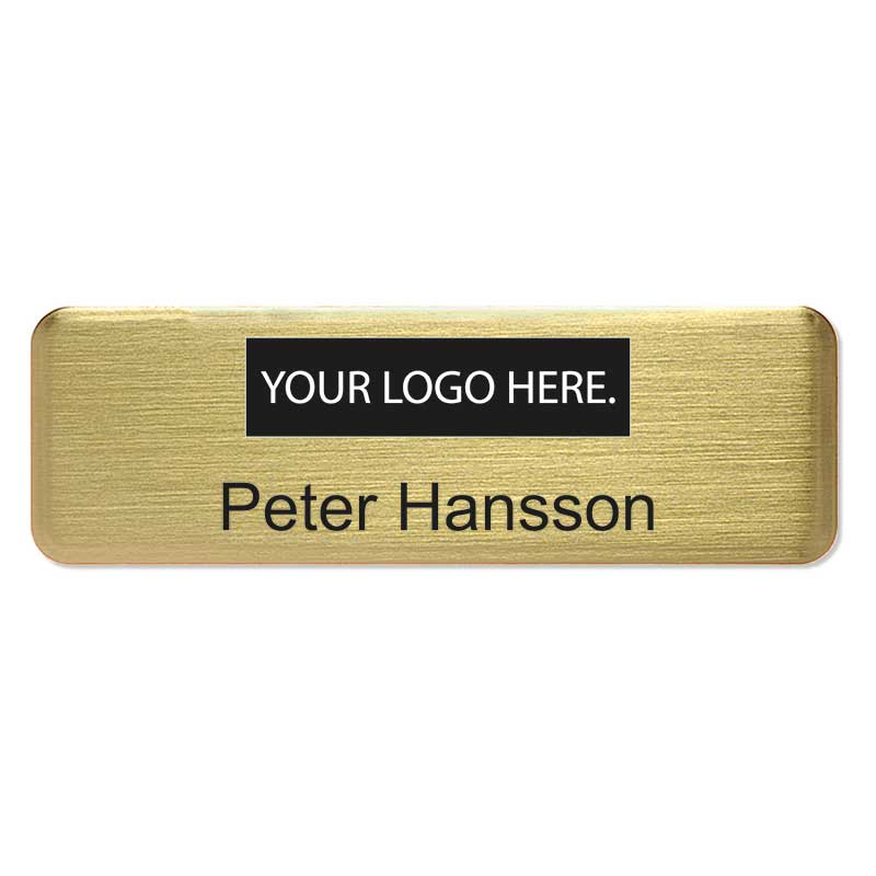 Name badge Classic Rectangular (rounded)